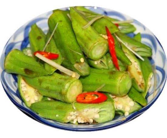 白灼秋葵 Okra Salad